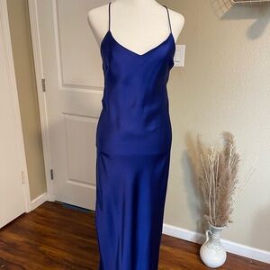 Zara maxi dress. Royal blue color. Worn once to the wedding.